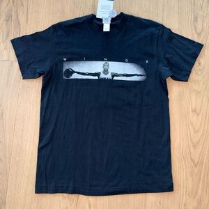 Nike Black 'Wings' Michael Jordan Graphic Short Sleeve Tee Large